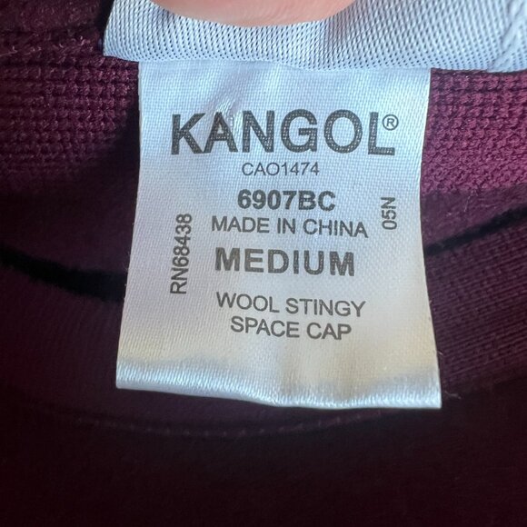 Kangol Burgundy Wool Cap - Picture 5 of 5